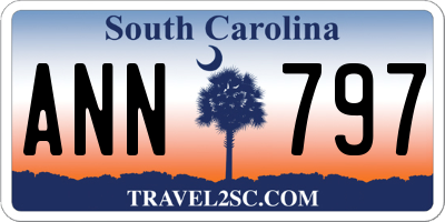 SC license plate ANN797