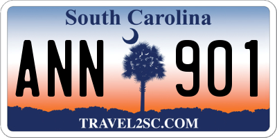 SC license plate ANN901