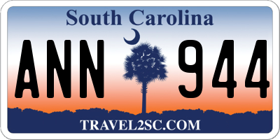SC license plate ANN944
