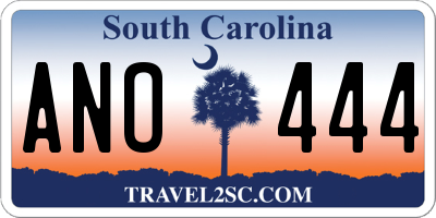 SC license plate ANO444