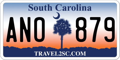 SC license plate ANO879