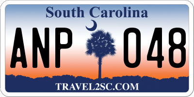 SC license plate ANP048