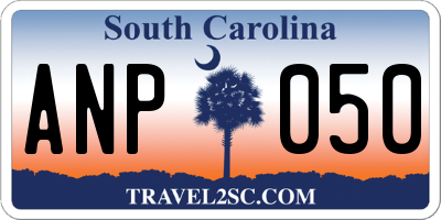 SC license plate ANP050