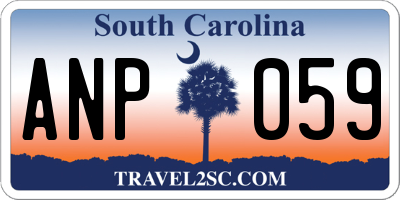 SC license plate ANP059
