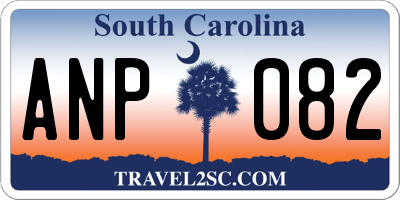 SC license plate ANP082
