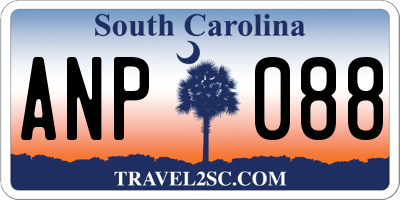 SC license plate ANP088