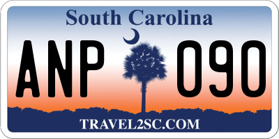 SC license plate ANP090