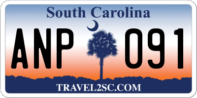 SC license plate ANP091