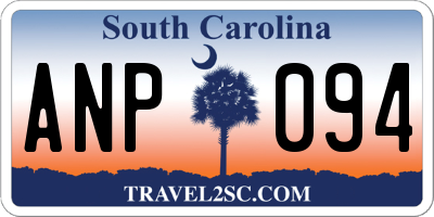 SC license plate ANP094