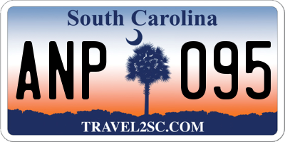 SC license plate ANP095