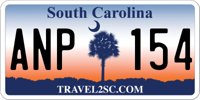 SC license plate ANP154
