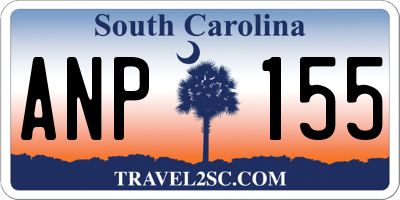 SC license plate ANP155