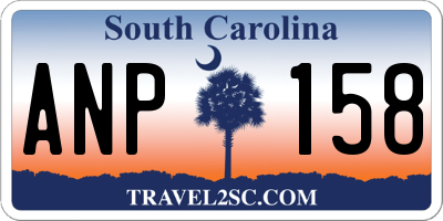 SC license plate ANP158