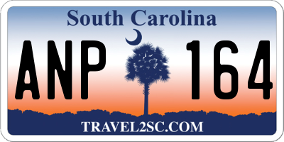 SC license plate ANP164