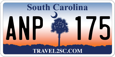 SC license plate ANP175