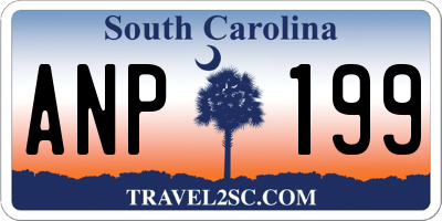 SC license plate ANP199