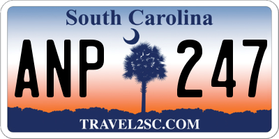 SC license plate ANP247