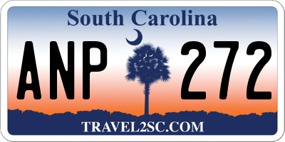 SC license plate ANP272