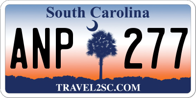 SC license plate ANP277