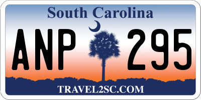 SC license plate ANP295
