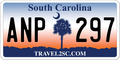 SC license plate ANP297