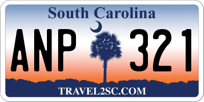 SC license plate ANP321