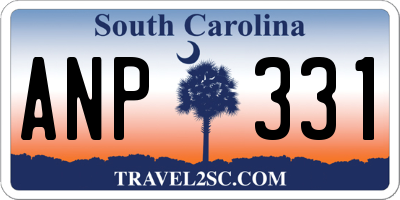 SC license plate ANP331