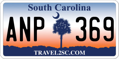 SC license plate ANP369