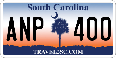 SC license plate ANP400