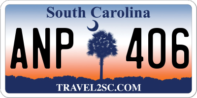 SC license plate ANP406