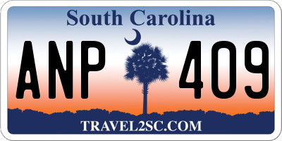SC license plate ANP409