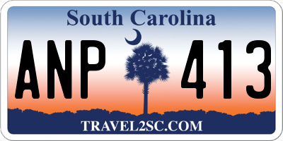 SC license plate ANP413