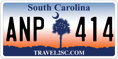 SC license plate ANP414