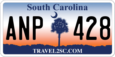 SC license plate ANP428