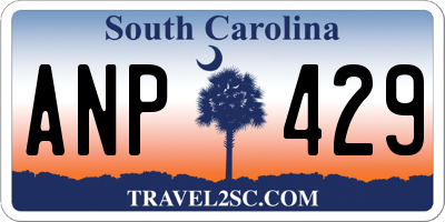 SC license plate ANP429