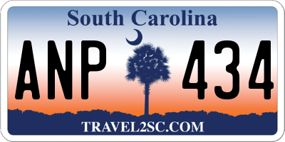 SC license plate ANP434