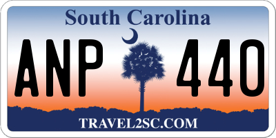 SC license plate ANP440