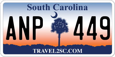 SC license plate ANP449