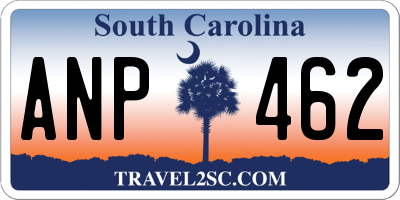 SC license plate ANP462