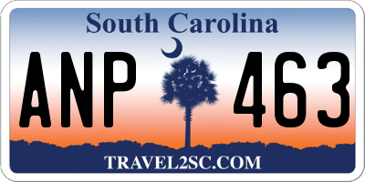 SC license plate ANP463