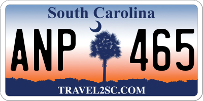 SC license plate ANP465