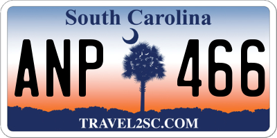SC license plate ANP466