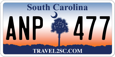SC license plate ANP477