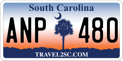 SC license plate ANP480