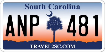 SC license plate ANP481