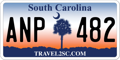 SC license plate ANP482