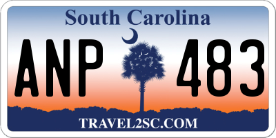SC license plate ANP483