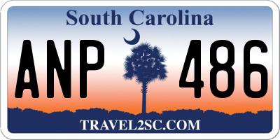 SC license plate ANP486