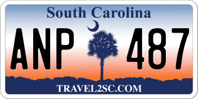 SC license plate ANP487