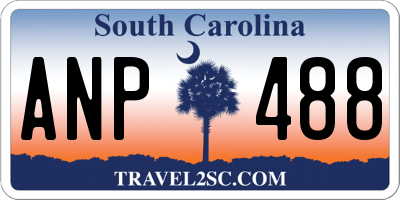 SC license plate ANP488